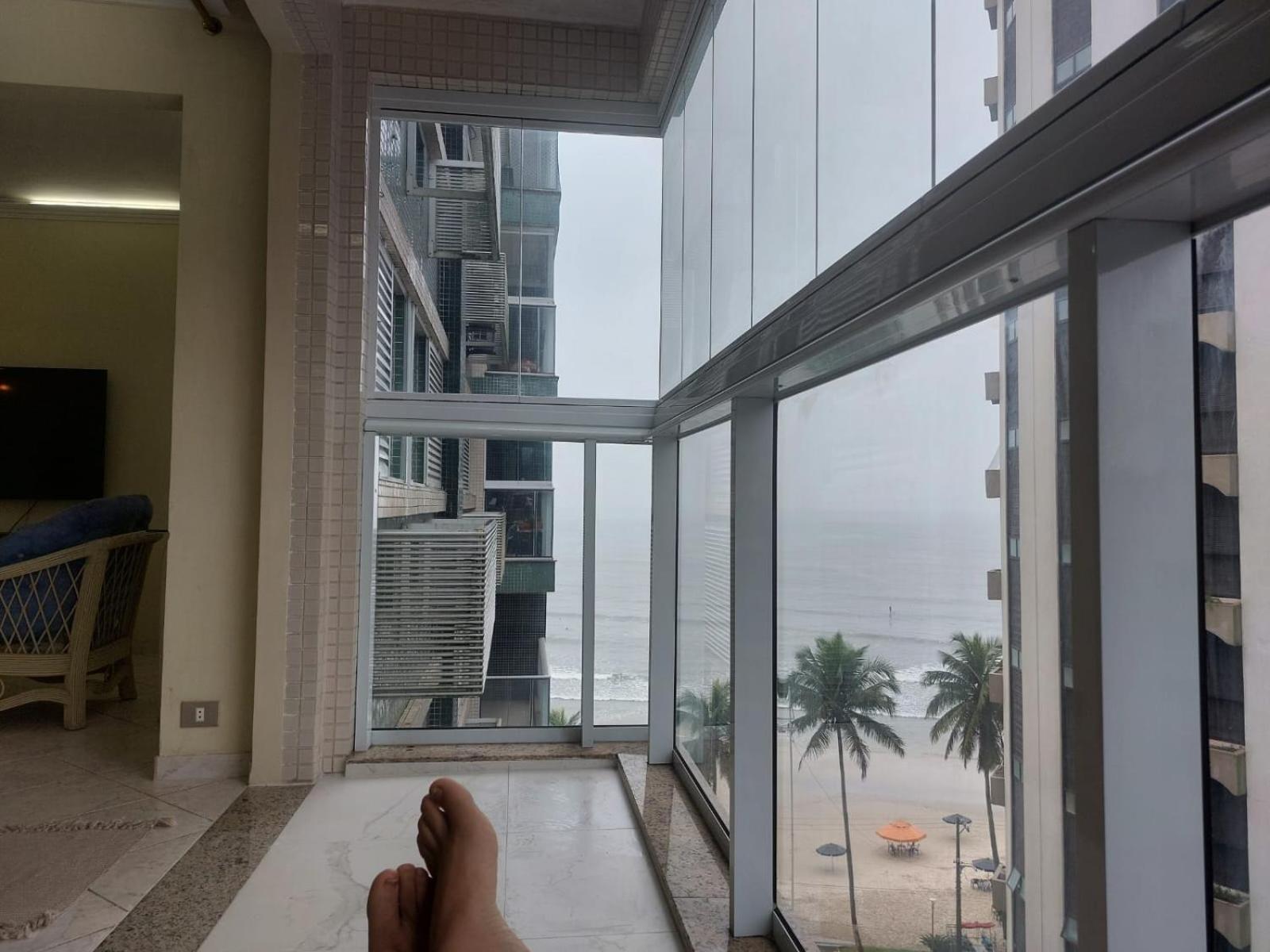 Apartamento Com Vista Mar Гуаружа Екстер'єр фото